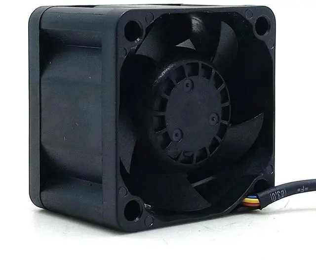 Alt view image 2 of 3 - pf40281bx-d060-s99 For 4028 40X40X28mm DC 12V high speed fan 4cm chassis power PWM fan 17600RPM 24.9CFM