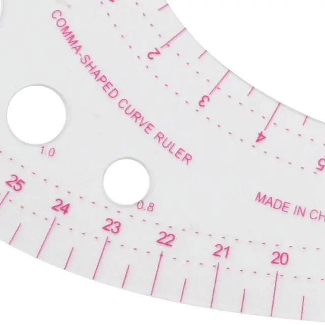 Alt view image 4 of 6 - 5Pcs 11.8 Inch Long Comma Shaped Plastic Transparent French Curve Ruler Spline