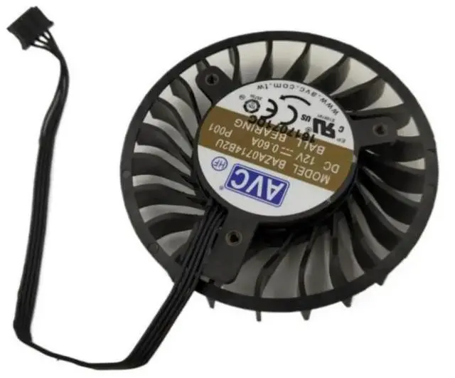 Main image of AVC BAZA0714B2U For P4000 M4000 Graphics Card Fan P001 P002