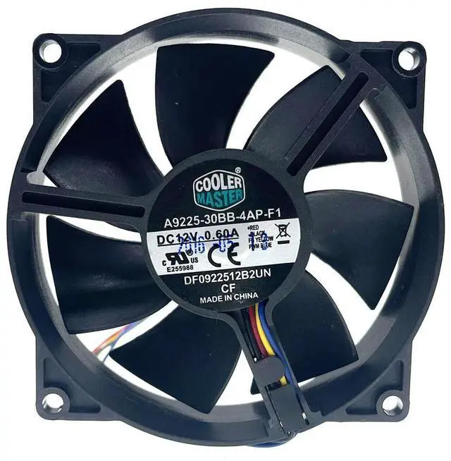Main image of CPU Heatsink Cooler PWM Silent Cooling Fan,92mm 90mm A9225-30BB-4AP-F1 DF0922512B2UN DC 12V Dual Ball Bearing Computer Fans