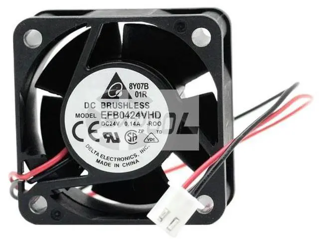 Main image of 40mm 24V Fan for Delta EFB0424VHD 0.09A 4CM Server Cooling Fan Dual Ball High Airflow for Industrial Telecom Applications