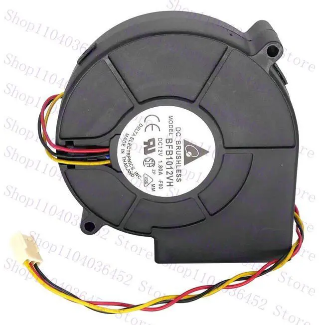 Main image of Large Air Volume Turbine Blower Cooling Fan for BFB1012VH 12V 1.8A 97*33mm