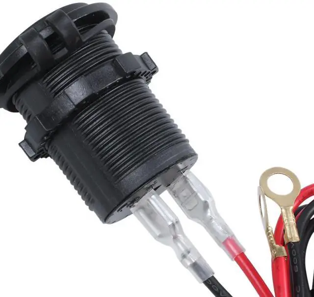 Alt view image 6 of 6 - 2X Outlet Socket Cigarette Lighter Incl. 60CM Cable Board Socket Motor Car 12V / 24V