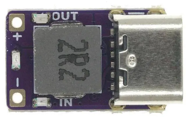 Alt view image 3 of 6 - DC 5V 2.4A Fast Charger Lithium Charge/Discharge Protection Board with Capacity Indicator Light Type C Interface