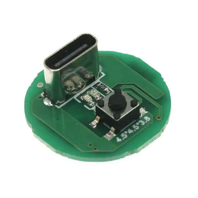 Alt view image 2 of 3 - 20 watt led three-speed drive board circuit board diy accessories small motor circuit board typec charging port
