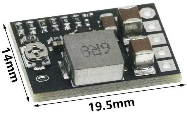 Alt view image 3 of 3 - Mini DC-DC power supply step-down module with enable 10W 4.5V-20V to 1-16V12V9V5V3.3V 2A