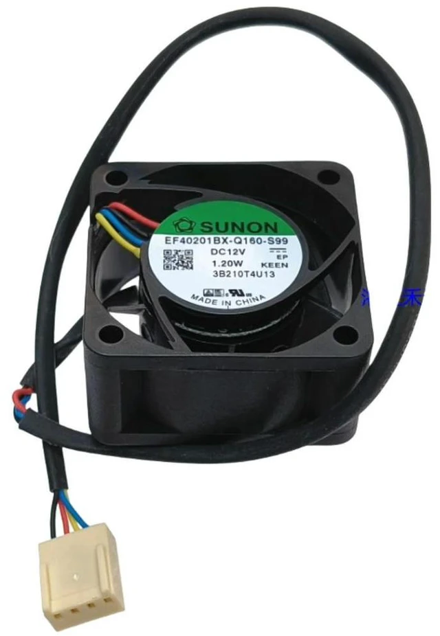 Alt view image 3 of 3 - for EF40201BX-Q160-S99 4020 4CM DC 12V Dual Ball Bearing PWM Cooling Fan, 9100RPM High Speed