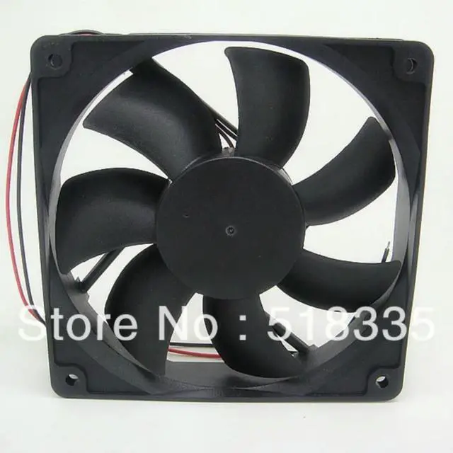Alt view image 2 of 3 - 1pcs 120mm 12V Cooling Fan FOR ADDA 1 AD1212MS-A71GL 12025 12CM DC 0. 34A Mute Chassis Cooler