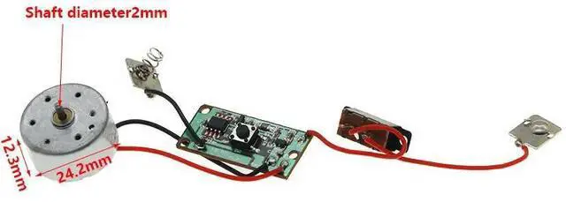 Main image of DC3.7V switch speed control board with switch DIY speed control board with 300 DC motor