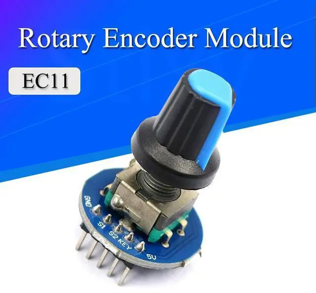 Main image of Rotary Encoder Module for Brick Sensor Development Round Audio Rotating Potentiometer Knob Cap EC11 With Switch