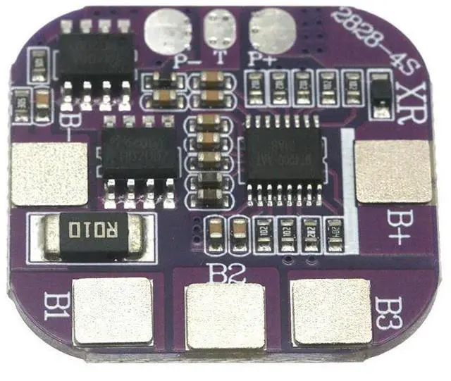 Alt view image 3 of 3 - BMS 4S 5A 14500 Lithium Pack Charge Board 14.8V Overcharge/Overdischarge/Short Circuit Protection For Solar Street Light