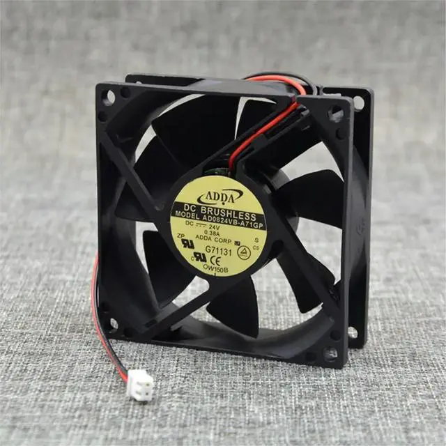 Alt view image 2 of 3 - AD0824VB-A71GP For ADDA 8025 DC 24V 0.38A cooler Frequency Cooling Fan