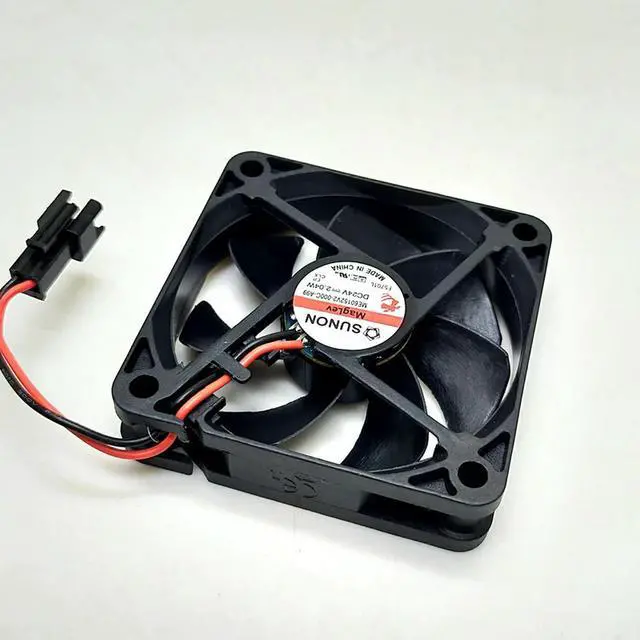 Alt view image 2 of 3 - For me60152v2-000c-a99 6015 DC 24V 2.04W magnetic suspension mute fan 6cm ultra thin fan 5400RPM