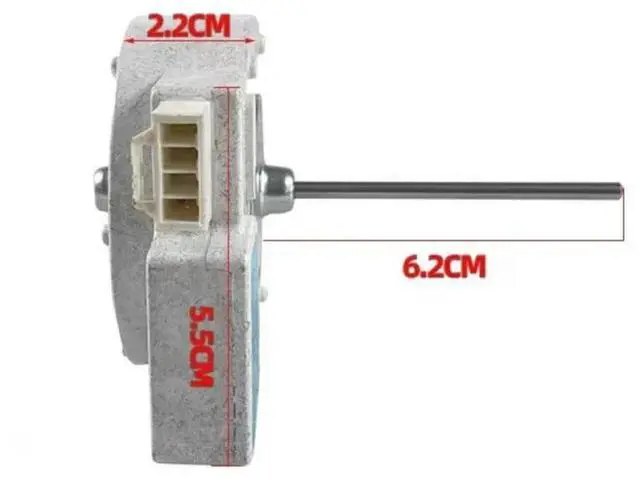 Alt view image 2 of 3 - for refrigerator fan motor, freezer cooling fan, DC motor DC14V FDQM002H6 components