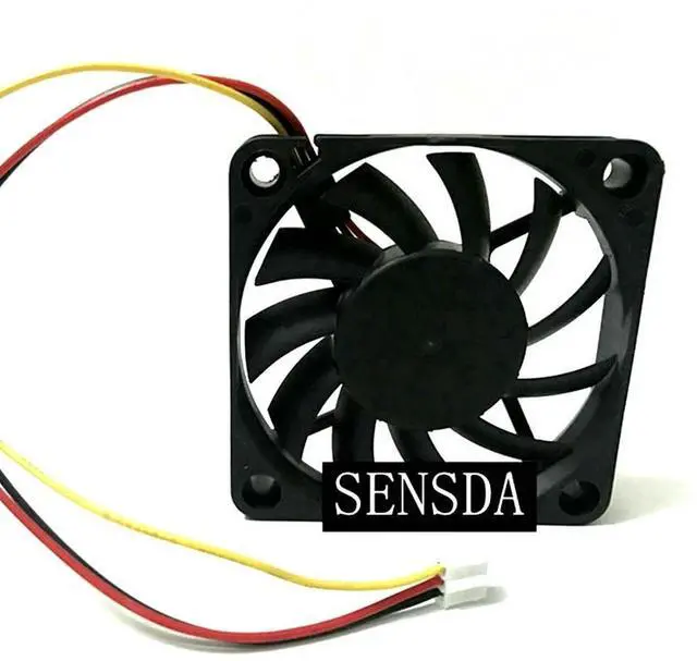 Alt view image 3 of 3 - 60mm Slim Fan EC6010L12ER 12V 0.14A 60*60*10mm Cooling Fan 3LINE 60m Slim Best Cooling Fan
