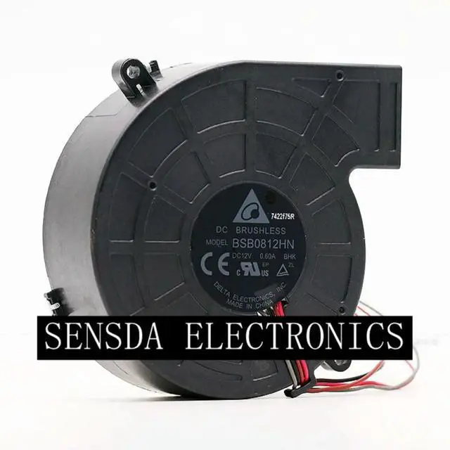 Alt view image 3 of 3 - Projector blower for DELTA BSB0812HN 12V 0.60A 4-wire 4pin Projector Centrifugal Turbo Blower Cooling Fan