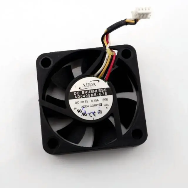Alt view image 3 of 3 - For ADDAA AD0405MB-G7B 4010 5V 0.15A 4P PWM ultra silent cooling fan