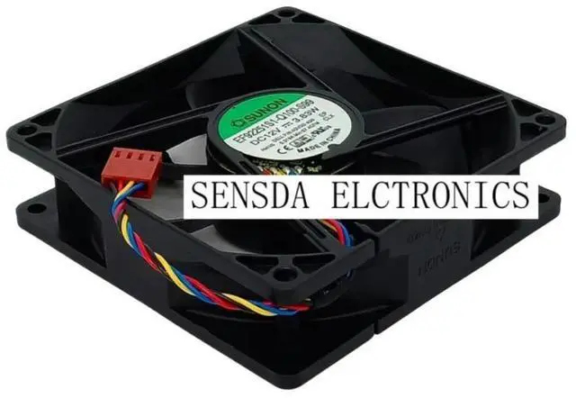 Alt view image 3 of 3 - EF92251S1-Q100-S99 92mm Fan for PWM CPU Cooling 775 Architecture, 12V, 3.83W Hydraulic Bearings