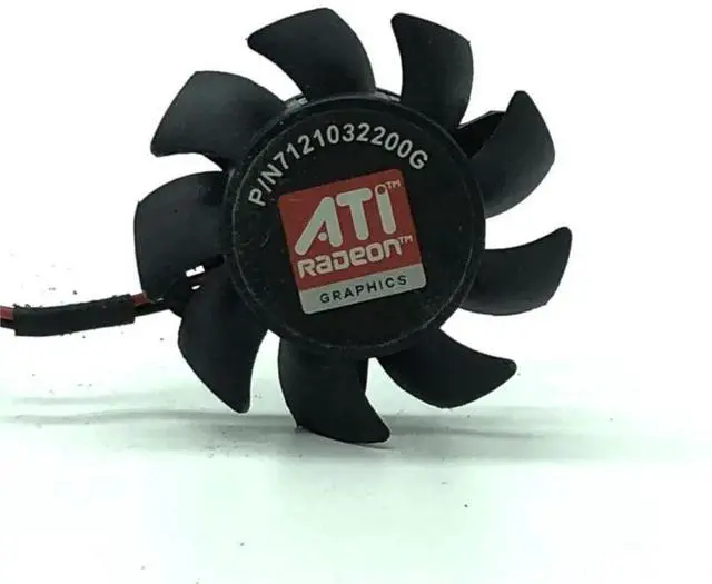 Alt view image 3 of 3 - PLA04710S12H 12V Diameter 3.6CM Bore Distance 2.6CM Mute Graphics Card Fan Enclosure: Long 5CM Wide 1.2CM