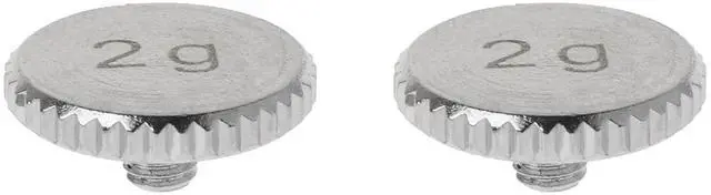 Alt view image 6 of 6 - 2X Headshell 2G Shell Weight Turntable l Electric Instrument Parts For SL1200 SL1210 MK2 3 5 M5G Stylus DJ,Silver