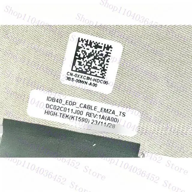 Alt view image 2 of 2 - For Latitude 5440 5450 M3480 M3490 LCD EDP Cable DC02C011J00 0XXC8H