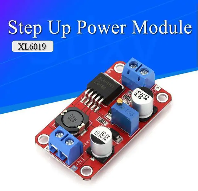 Main image of 5A DC-DC Step Up Power Module Boost Volt Converter 3.3V-35V To 5V 6V 9V 12V 24V XL6019 adjustable output