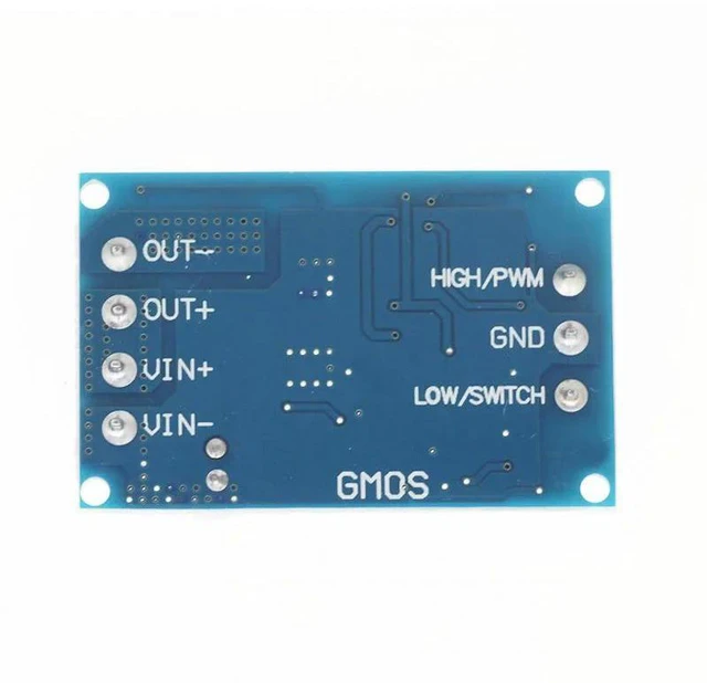 Alt view image 3 of 3 - High-Power 600W MOS Tube FET Trigger Drive Module PWM Control High / Low Level Trigger Switch DC 4V-60V 5V 12V 24V