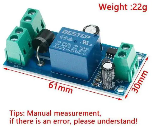 Alt view image 2 of 3 - YX850 Power failure automatic switching standby lithium module 5V-48V universal emergency converter