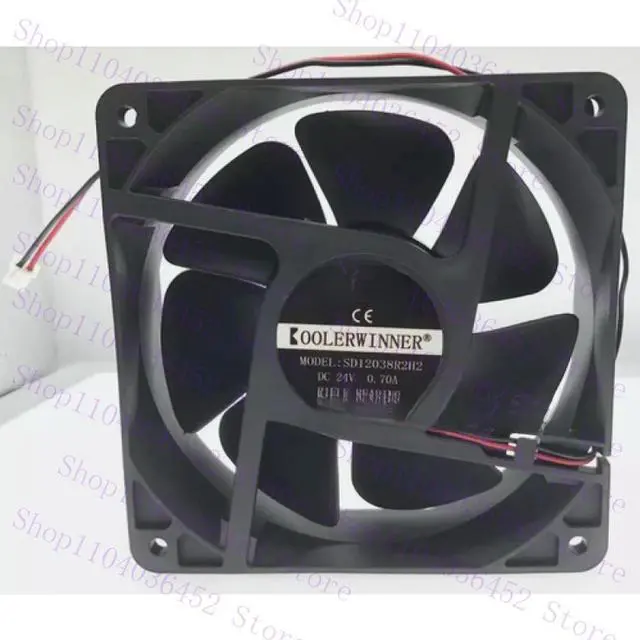 Main image of 1pc for SPEEDY SD12038R2H2 DC24V 0.70A 12CM 12038 2-PIN Cooling Fan #lin