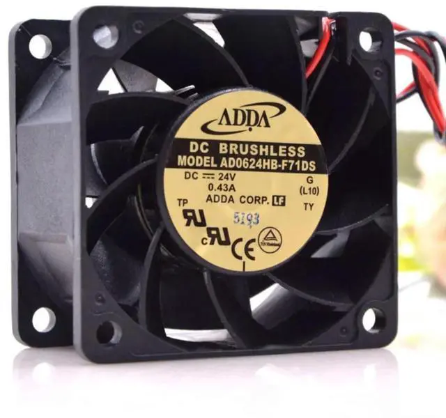 Main image of for ADDA AD0624HB-F71DS 60mm 24V 0.43A High-Speed X 38mm Cooling Fan Converter, Inverter, Industrial Equipment