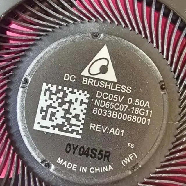Alt view image 3 of 3 - For EliteBook X360 830 G6 Cooling Fan DC05V 0.50A 6033B0068001