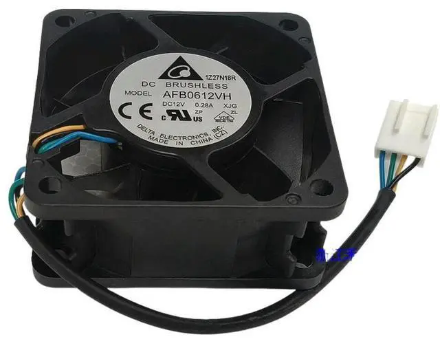 Main image of 6025 60mm Fan for Delta AFB0612VH 6025 6CM DC 12V Dual Ball Bearing PWM Cooling Fan, 5200RPM