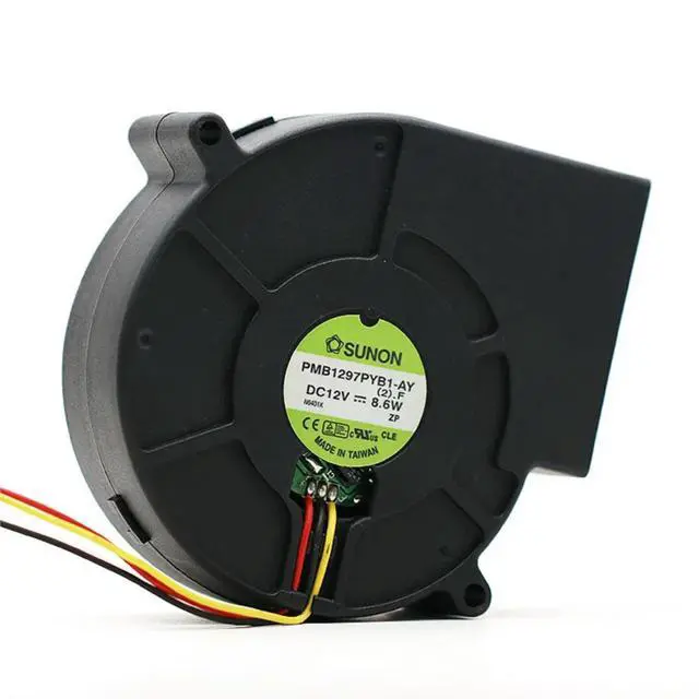Alt view image 2 of 3 - PMB1297PYB1-AY For 12V 8.6W 9733 9 Turbo Blower cooling Fan