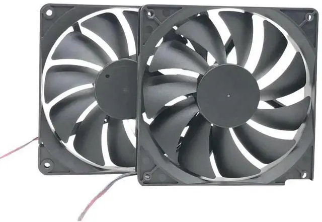 Alt view image 2 of 3 - HA13525H12F-Z 135mm X 25mm Fan: 12V, 0.5A, High Airflow, Silent PC/Power Supply Cooling