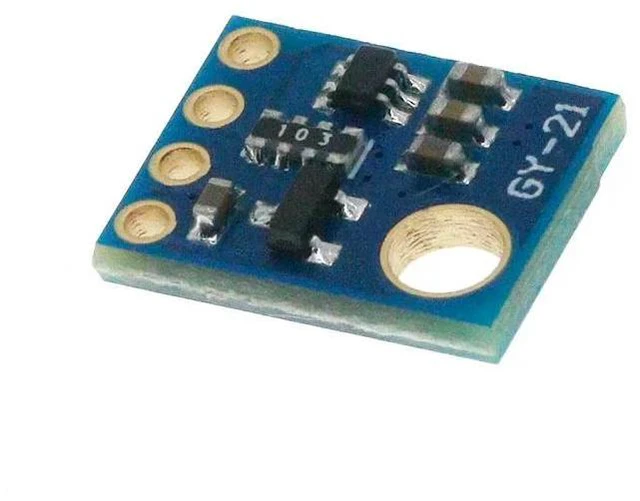 Alt view image 2 of 3 - GY-21 HTU21D IIC/I2C Digital Temperature & Humidity Sensor Breakout Board Module For Weather Stations Humidor Control 3.3V