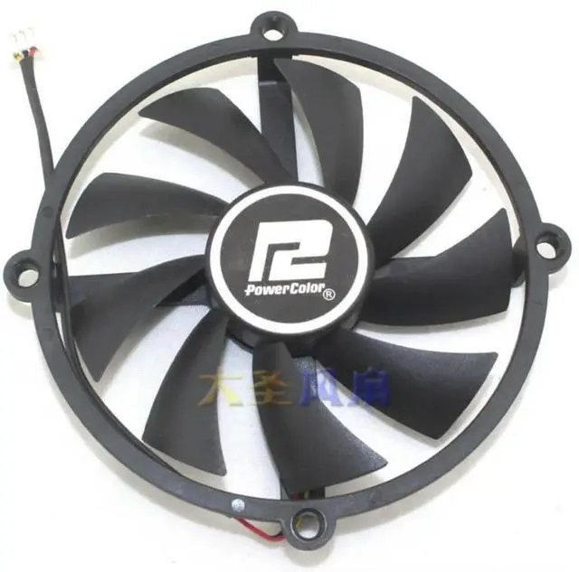 Alt view image 2 of 3 - PLA09215D12M DC 12V 0.35A Ball Bearing 100mm HD5850/5870/5830 graphics card cooling fan