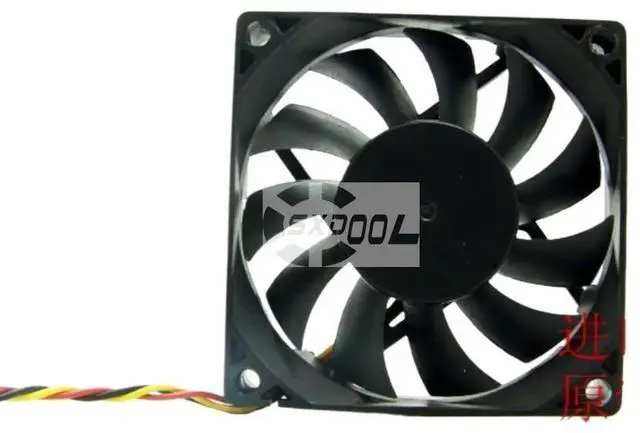 Alt view image 2 of 3 - 70mm X 15mm 7cm Axial Fan KF0715H1SABR 70x70x15mm DC12V Computer Radiator Cooling