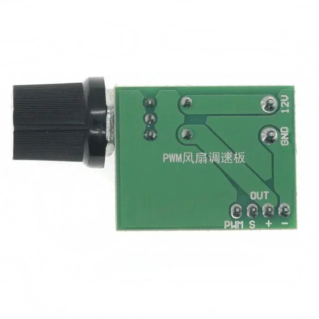 Alt view image 3 of 3 - DC12V Fan Governor PWM Speed Controller With Switch Single Channel 4 Pin Low Power Mute For Computer Case Fans