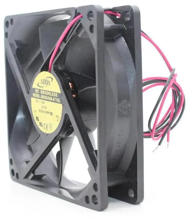 Alt view image 2 of 3 - AD0924UB-A71GL For Adda Fan 9225 Dc 24v 0.21A 9cm fans Double Ball Inverter Cooling Fan
