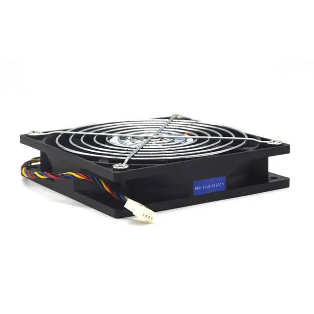 Alt view image 2 of 3 - PWM Fan For AVC DS12025B12H 120X120X25mm DC 12V 0.75A 2 Ball Bearing Fan High Speed CFM Airflow Axial Cooling 12cm
