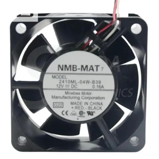 Alt view image 2 of 3 - 60mm Fan for 2410ML-04W-B39 6025 6CM 12V 0.16A Dual Ball Bearing High-Performance Cooling