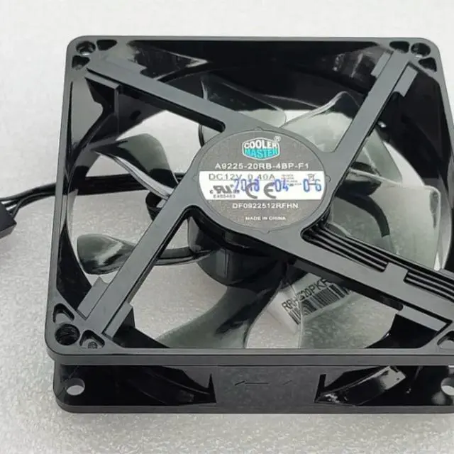 Alt view image 2 of 3 - DF0922512RFHN 9025 9cm Fan 12V 0.26a 4-Wire Speed Control Led Red Light cooling fan