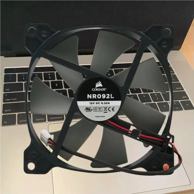 Alt view image 3 of 3 - NR092L 9cm 90mm Fan 9015 92x92x15mm 12V 0.22A 2pin for Power Supply Heatsink Cooler Ultra thin large air volume cooling fan