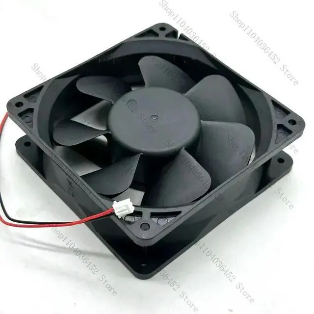 Alt view image 2 of 2 - for MEIXING GX12038 DC 24V 0.50A 120x120x38mm 2-Wire Server Cooling Fan