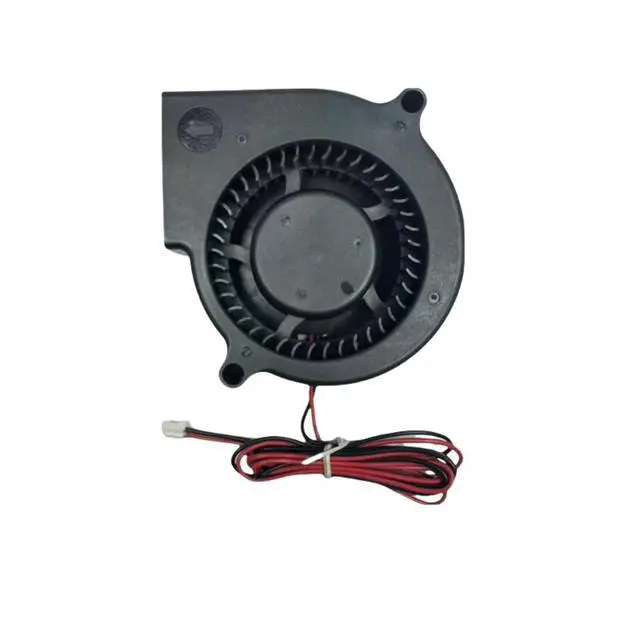 Alt view image 3 of 3 - 7530 Centrifugal Blower Fan | 75x75x30mm Dual Ball Bearing | 12V 0.1A Ultra-Quiet Cooling for Projectors/3D Printers | 2500 RPM