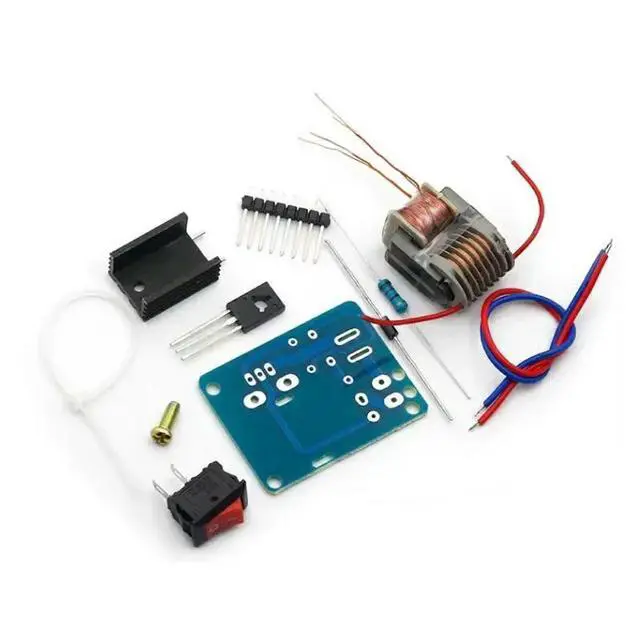 Alt view image 3 of 3 - 15KV High Frequency DC High Voltage Arc Ignition Generator Inverter Boost Step-Up DIY Kit U Core Transformer Suite 3.7V