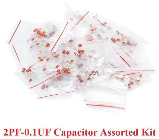 Main image of 300pcs/lot Ceramic capacitor set pack 2PF-0.1UF 30 values*10pcs Electronic Components Package capacitor Assorted Kit samp