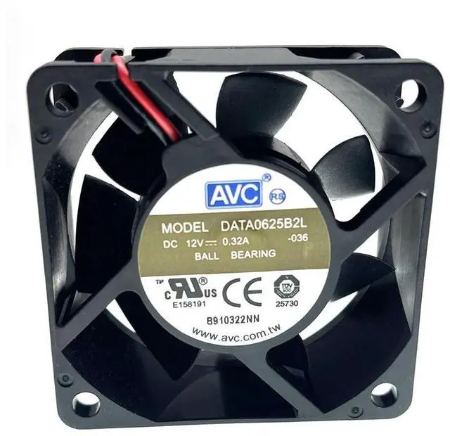 Main image of DATA0625B2L 60mm 60X60X25mm DC 12V Cooling Fan,for AVC Dual Ball Bearing 12000RPM Server Inverter