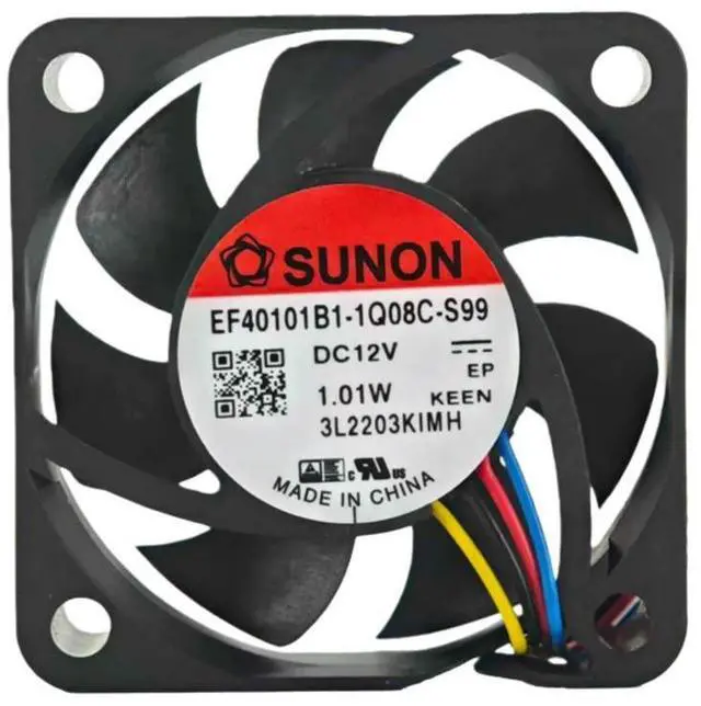 Main image of For EF40101B1-1Q08C-S99 DC 12V 40mm Fan 4010 PWM 4-Wire 7000RPM 7.7CFM High Speed 3D Printer CPU Server Cooler