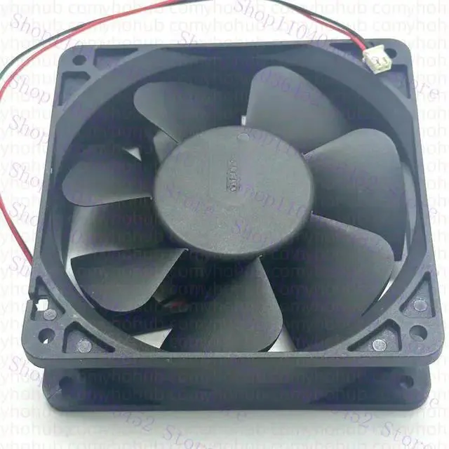 Alt view image 2 of 2 - for 12038M24S DC 24V 0.50A 120x120x38mm 2-Wire Server Cooling Fan